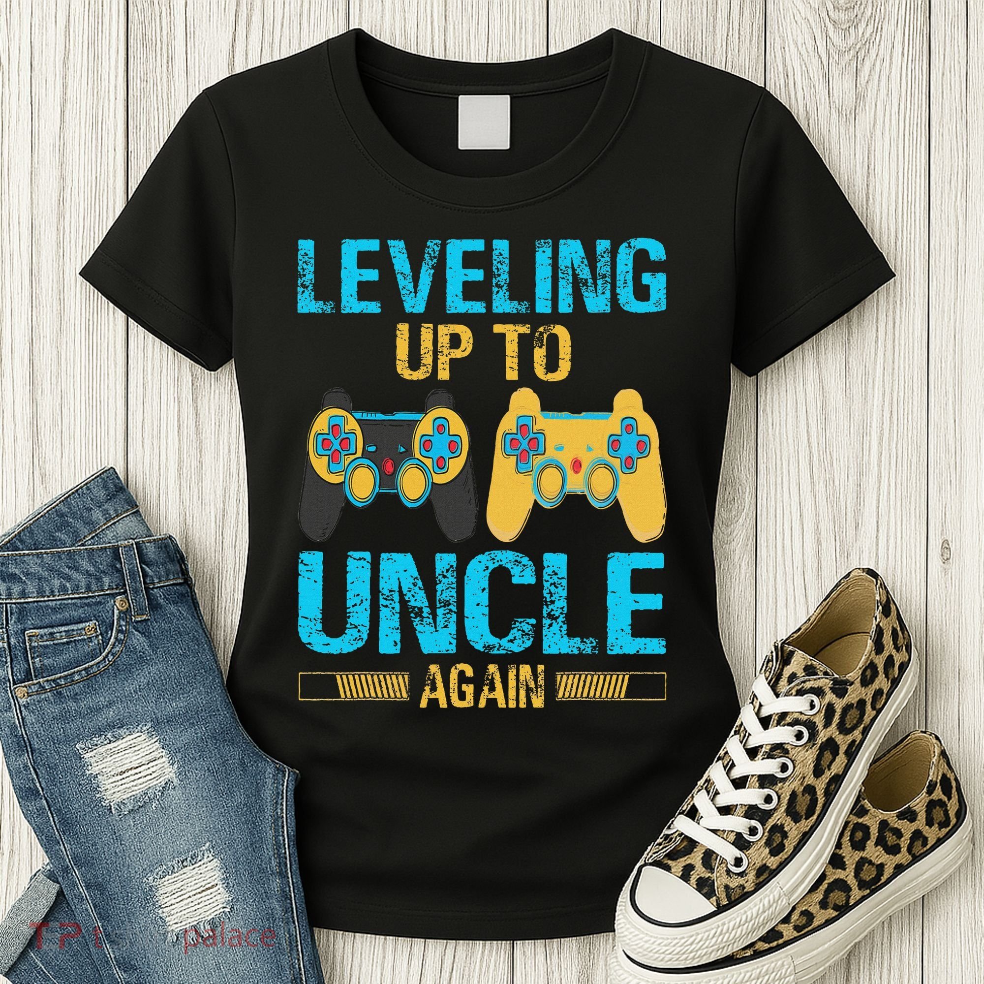 Leveling Up To Uncle Again Gaming Gift Uncle Again Women's T-Shirt
