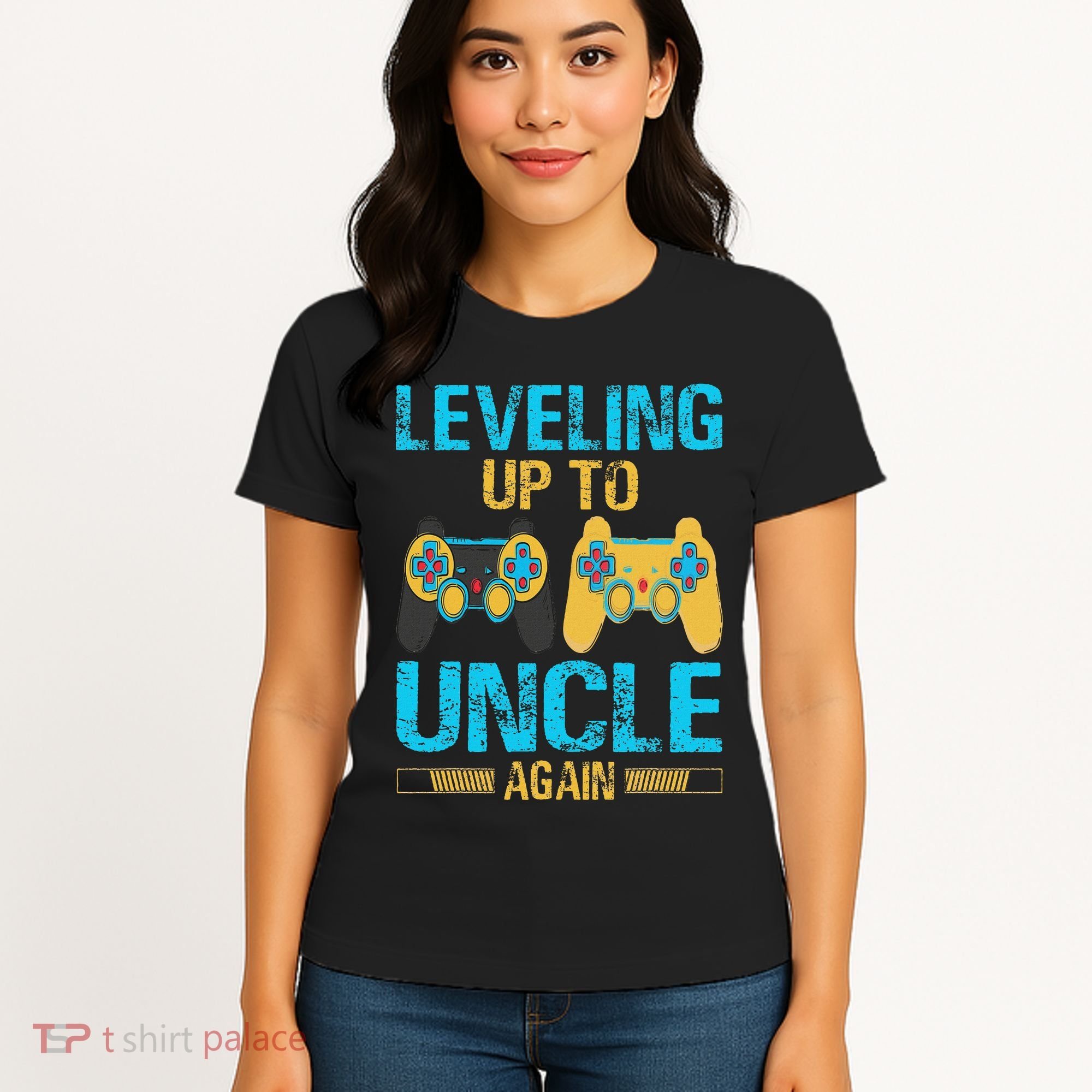 Leveling Up To Uncle Again Gaming Gift Uncle Again Women's T-Shirt
