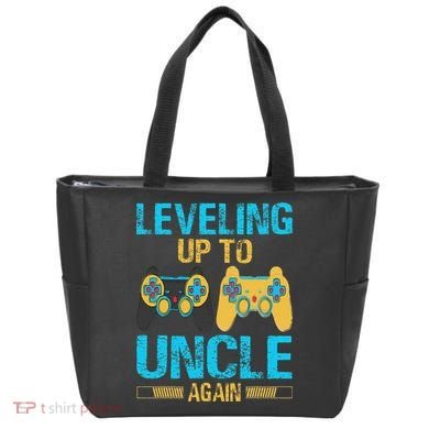 Leveling Up To Uncle Again Gaming Gift Uncle Again Tote Bag