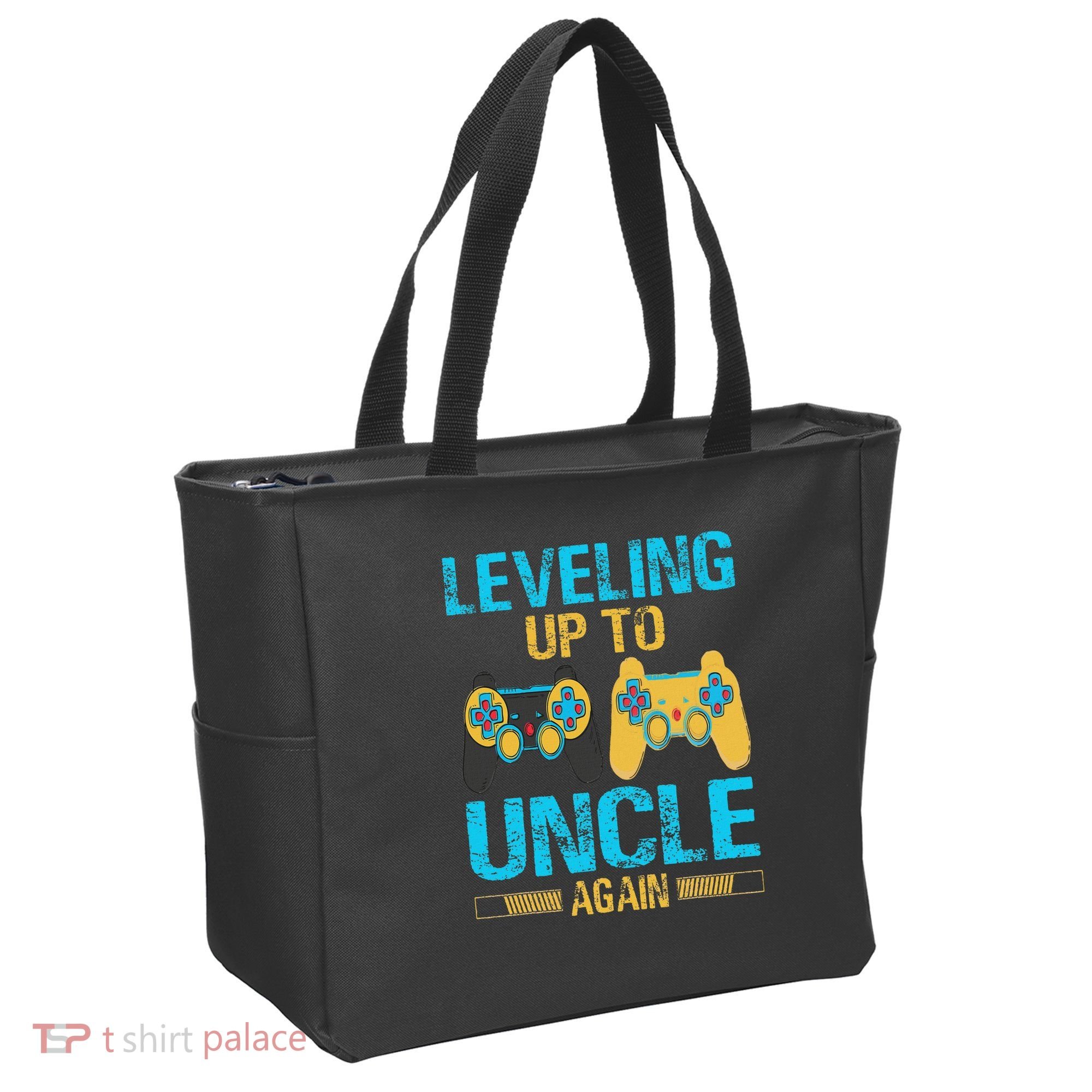 Leveling Up To Uncle Again Gaming Gift Uncle Again Tote Bag