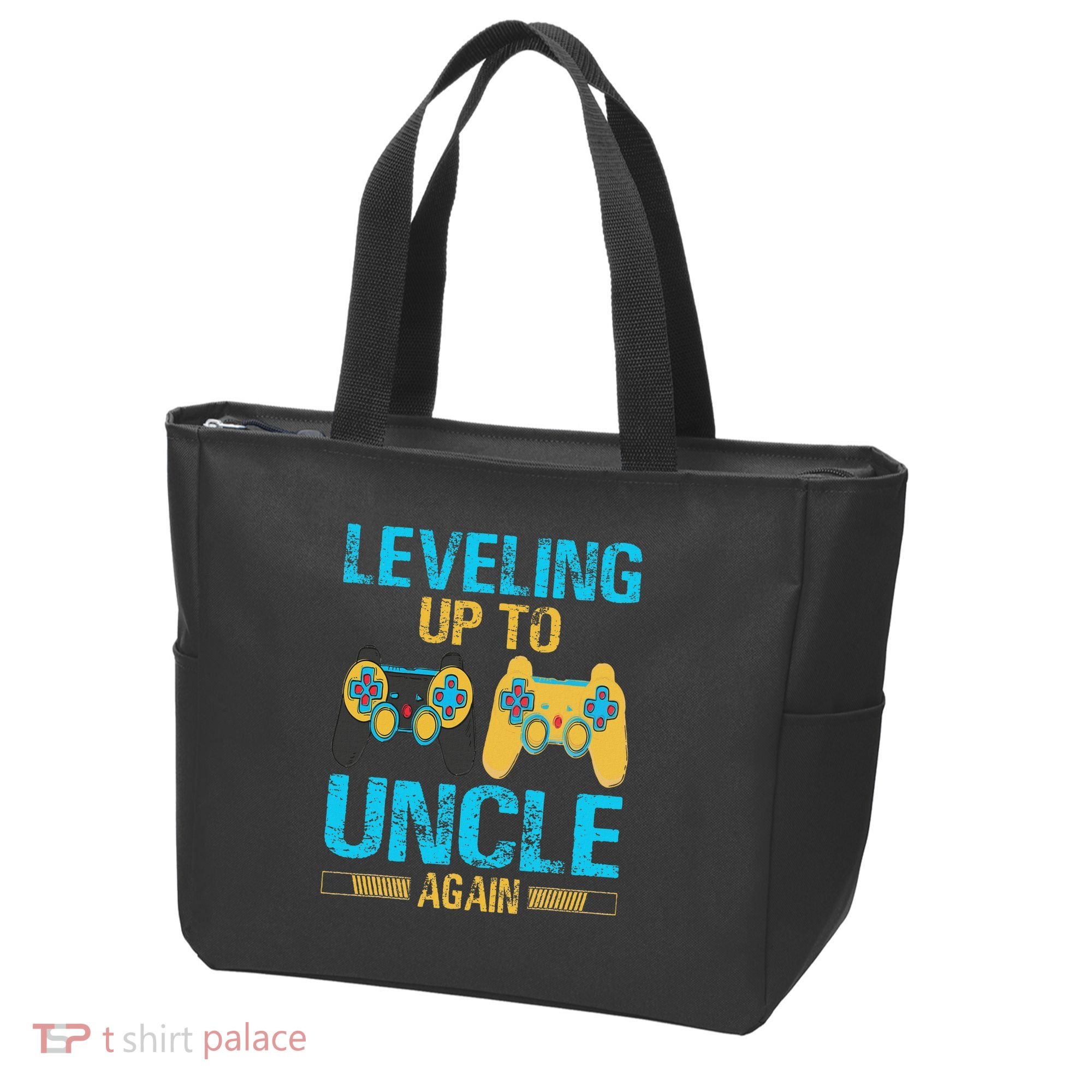Leveling Up To Uncle Again Gaming Gift Uncle Again Tote Bag
