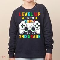 Level Up To 2nd Grade Team Second Grade Women's Sweatshirt thumb 0