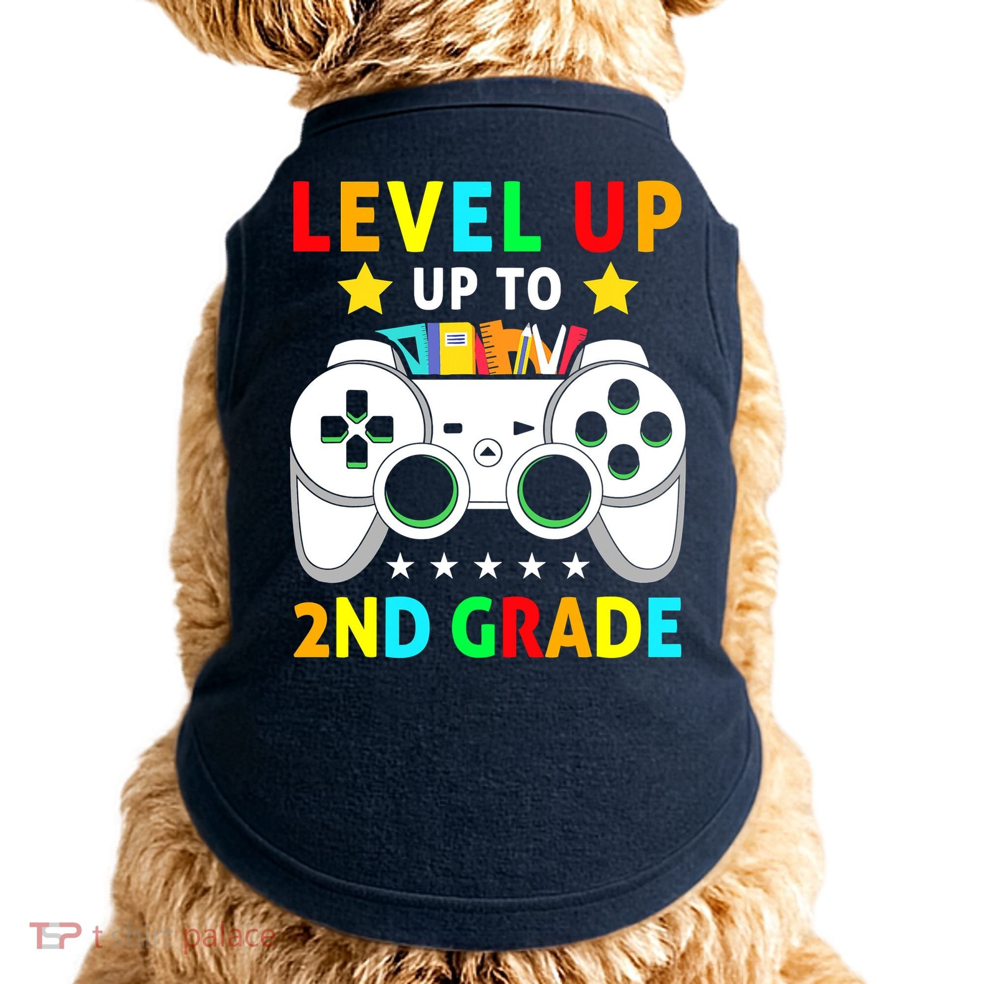 Level Up To 2nd Grade Team Second Grade Doggie Tank