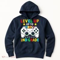 Level Up To 2nd Grade Team Second Grade Hoodie thumb 0