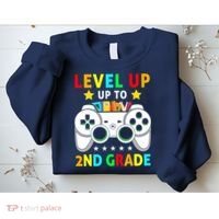 Level Up To 2nd Grade Team Second Grade Sweatshirt thumb 2