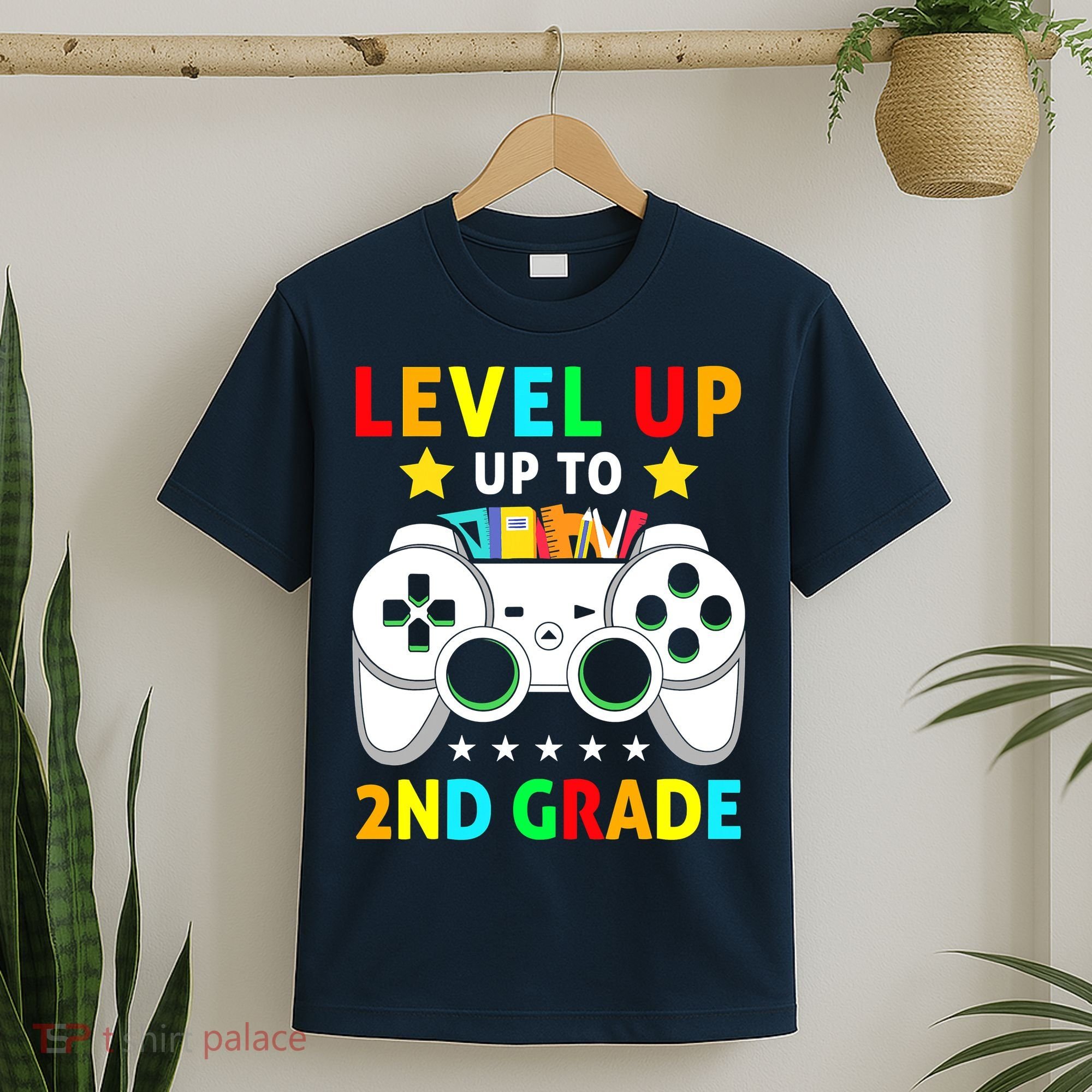 Level Up To 2nd Grade Team Second Grade T-Shirt