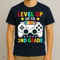 Level Up To 2nd Grade Team Second Grade T-Shirt thumb 3