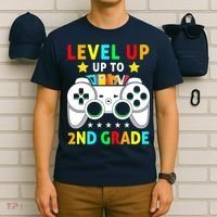 Level Up To 2nd Grade Team Second Grade T-Shirt thumb 6