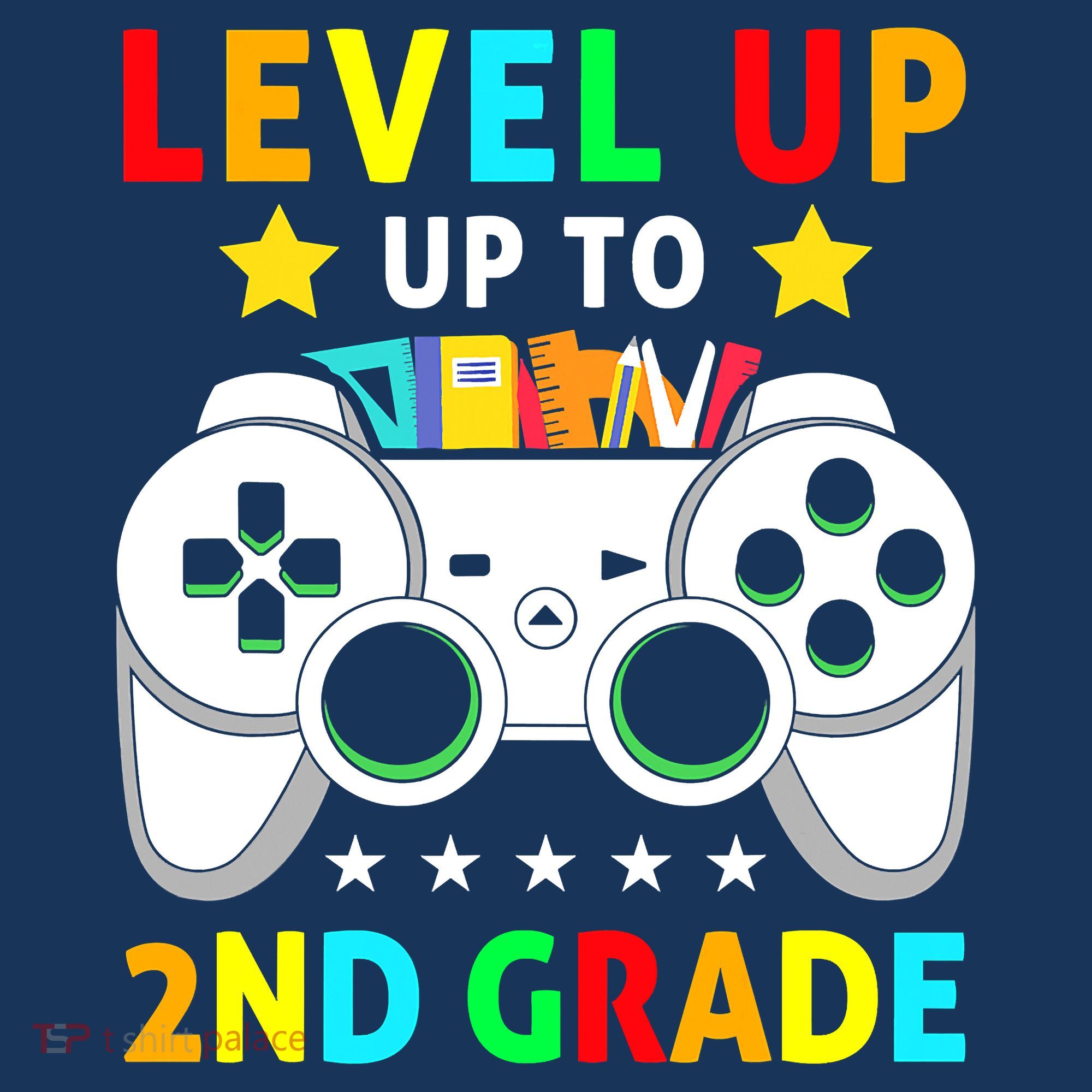 Level Up To 2nd Grade Team Second Grade T-Shirt
