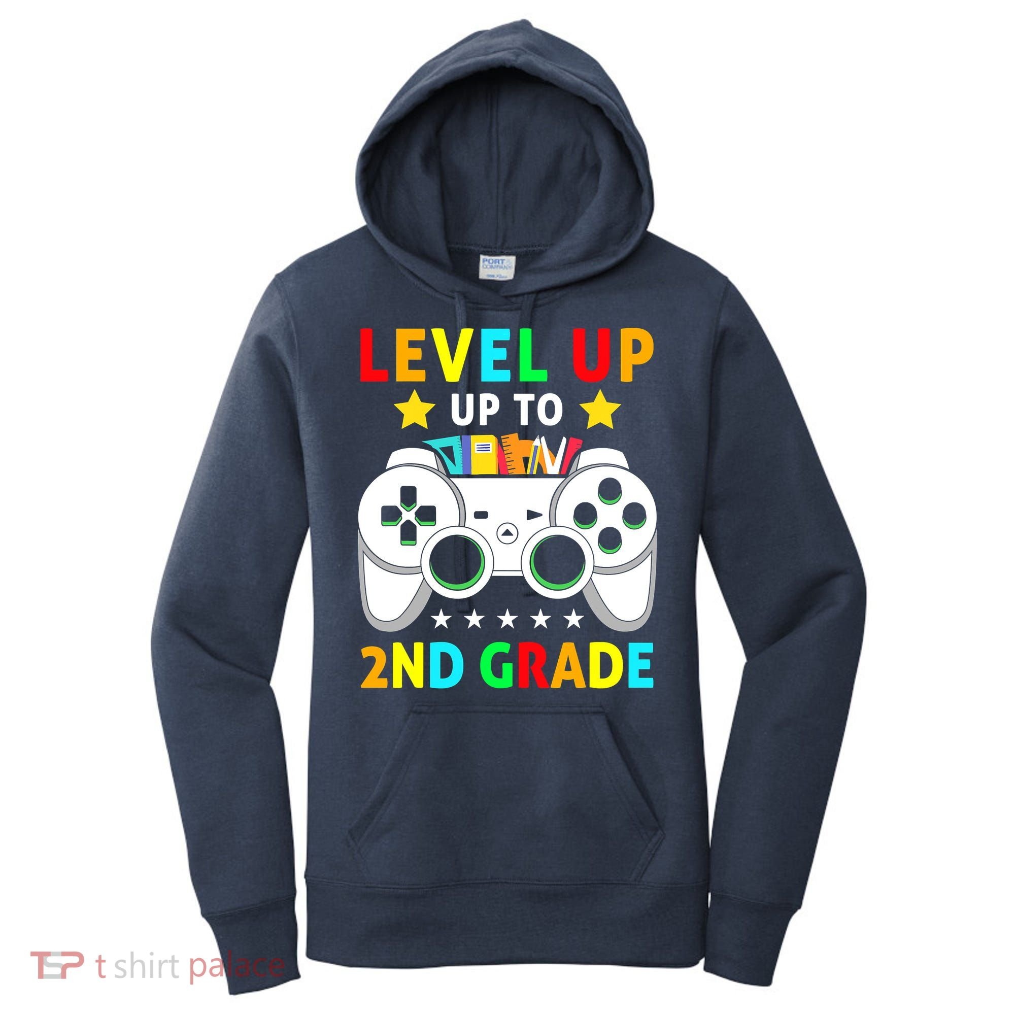 Level Up To 2nd Grade Team Second Grade Women's Hoodie