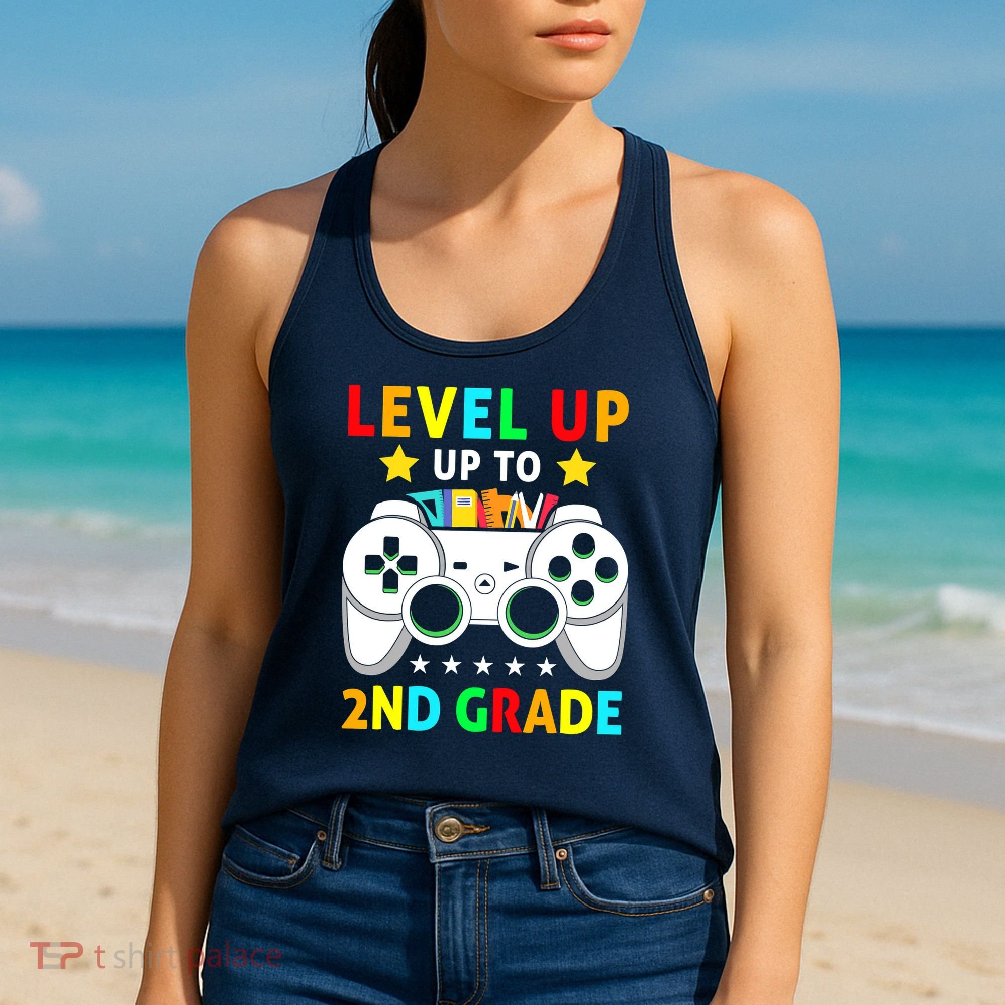 Level Up To 2nd Grade Team Second Grade Women's Tank Top