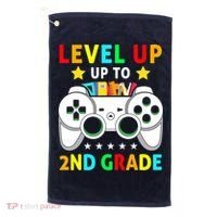 Level Up To 2nd Grade Team Second Grade Golf Towel thumb 0