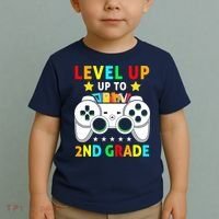 Level Up To 2nd Grade Team Second Grade Toddler T-Shirt thumb 2
