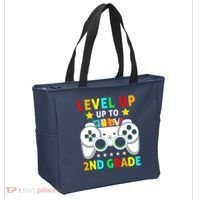 Level Up To 2nd Grade Team Second Grade Tote Bag thumb 2