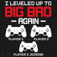 Leveled Up To Big Bro Again New Big Brother Gift Announcement Women's Hoodie thumb 2