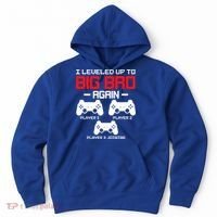 Leveled Up To Big Bro Again New Big Brother Gift Announcement Hoodie thumb 0