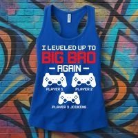 Leveled Up To Big Bro Again New Big Brother Gift Announcement Women's Tank Top thumb 3