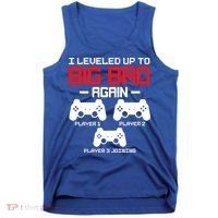 Leveled Up To Big Bro Again New Big Brother Gift Announcement Tank Top thumb 0