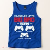 Leveled Up To Big Bro Again New Big Brother Gift Announcement Tank Top thumb 2