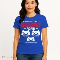 Leveled Up To Big Bro Again New Big Brother Gift Announcement Women's T-Shirt thumb 4