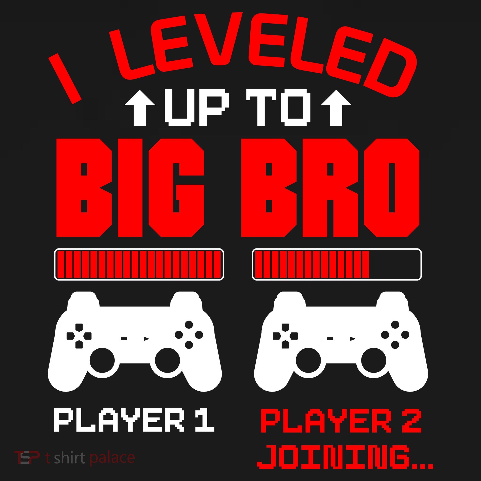 Leveled Up To Big Bro New Big Brother Gamer Gift Announcement Women's Hoodie