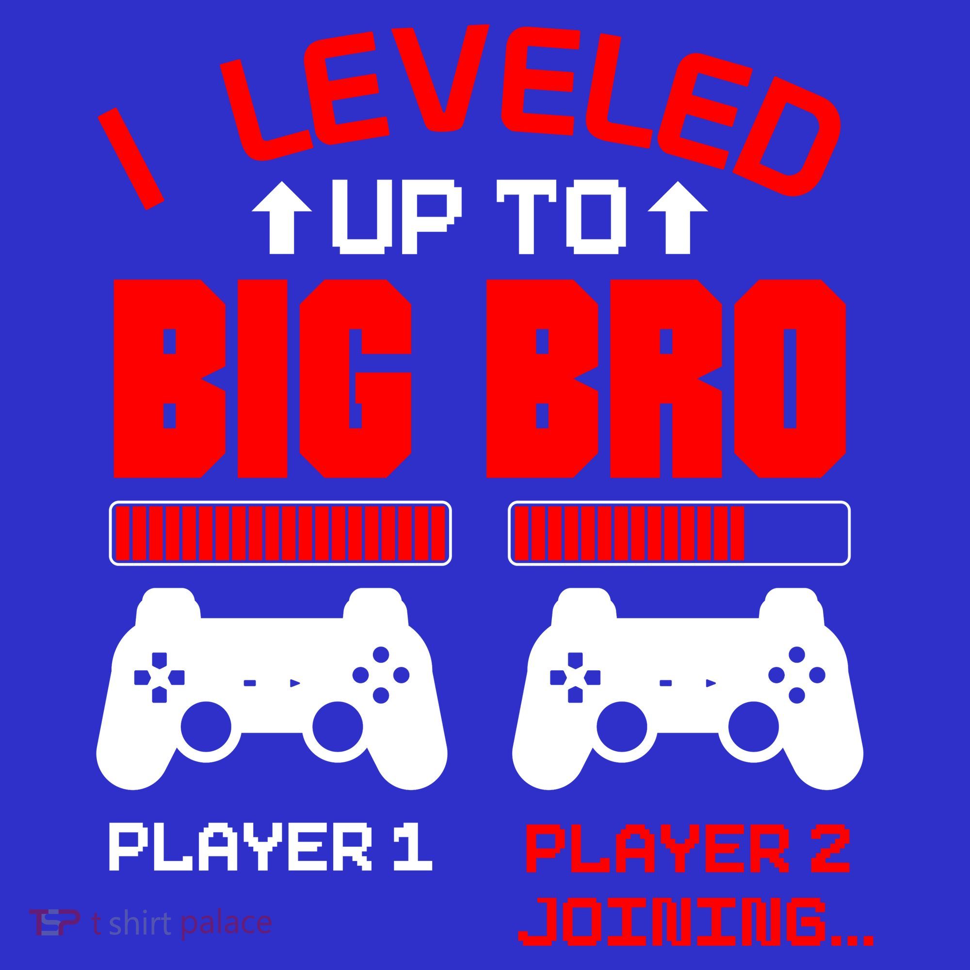 Leveled Up To Big Bro New Big Brother Gamer Gift Announcement Women's Tank Top