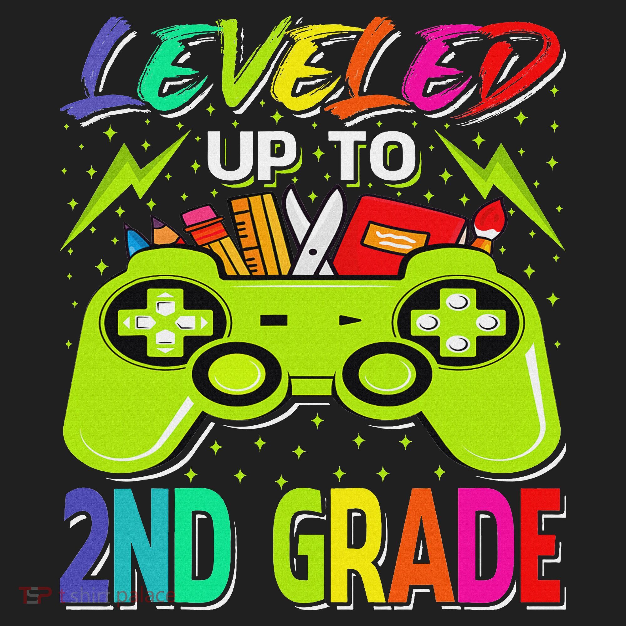 Leveled Up To 2nd Grade Gamer Back To School First Day Women's Sweatshirt