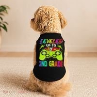 Leveled Up To 2nd Grade Gamer Back To School First Day Doggie Tank thumb 2