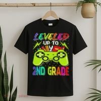 Leveled Up To 2nd Grade Gamer Back To School First Day T-Shirt thumb 2