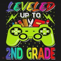 Leveled Up To 2nd Grade Gamer Back To School First Day Women's Hoodie thumb 2