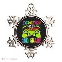 Leveled Up To 2nd Grade Gamer Back To School First Day Ornament thumb 0