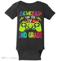 Leveled Up To 2nd Grade Gamer Back To School First Day Baby Bodysuit thumb 0