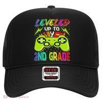 Leveled Up To 2nd Grade Gamer Back To School First Day Hat thumb 0
