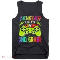 Leveled Up To 2nd Grade Gamer Back To School First Day Tank Top thumb 0
