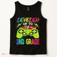 Leveled Up To 2nd Grade Gamer Back To School First Day Tank Top thumb 2