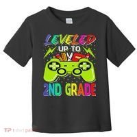 Leveled Up To 2nd Grade Gamer Back To School First Day Toddler T-Shirt thumb 0