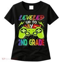 Leveled Up To 2nd Grade Gamer Back To School First Day Women's T-Shirt thumb 0