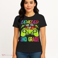 Leveled Up To 2nd Grade Gamer Back To School First Day Women's T-Shirt thumb 4