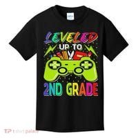 Leveled Up To 2nd Grade Gamer Back To School First Day Kids T-Shirt thumb 0