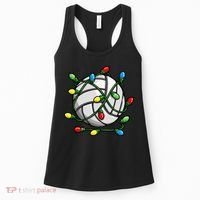 Light Up the Court with Volleyball Christmas Ball Women's Tank Top thumb 0