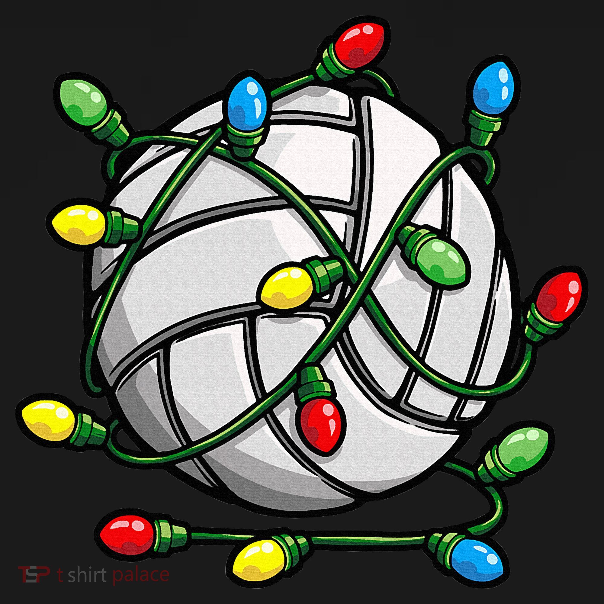 Light Up the Court with Volleyball Christmas Ball Visor