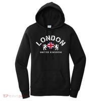 London Uk United Kingdom Union Jack England Souvenir Gift Women's Hoodie thumb 0