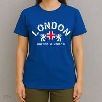 London Uk United Kingdom Union Jack England Souvenir Gift T-Shirt thumb 4