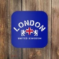 London Uk United Kingdom Union Jack England Souvenir Gift Coaster thumb 0