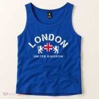 London Uk United Kingdom Union Jack England Souvenir Gift Tank Top thumb 2