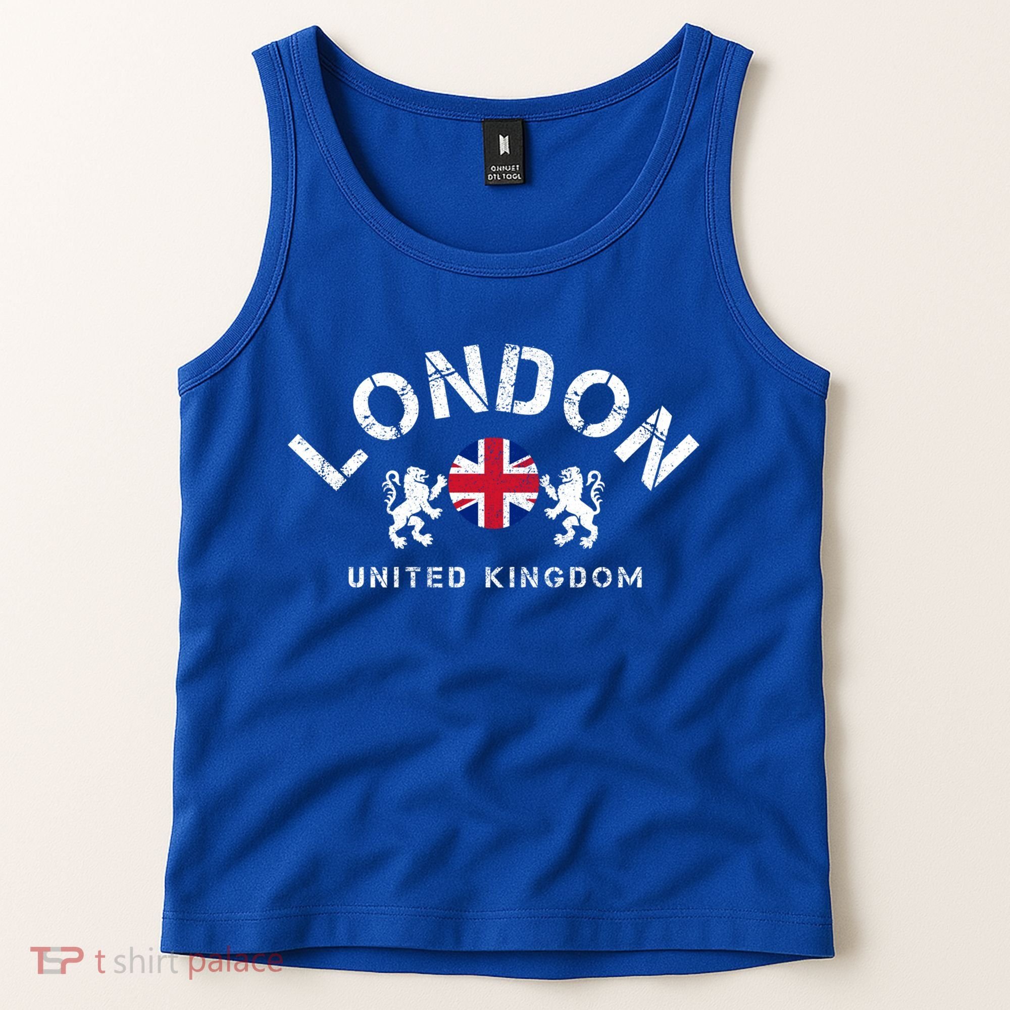 London Uk United Kingdom Union Jack England Souvenir Gift Tank Top