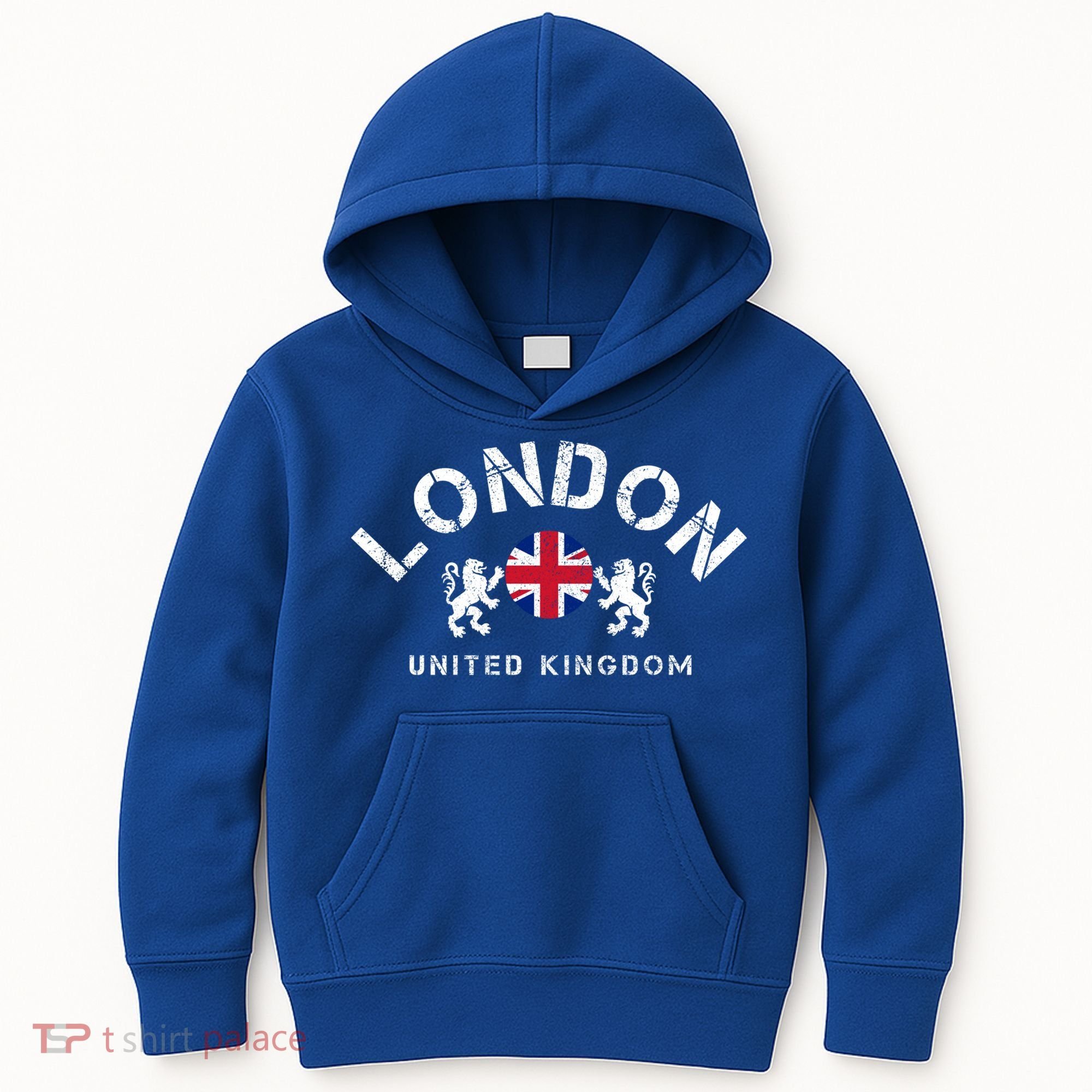 London Uk United Kingdom Union Jack England Souvenir Gift Kids Hoodie