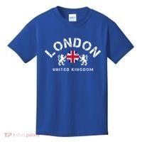London Uk United Kingdom Union Jack England Souvenir Gift Kids T-Shirt thumb 0