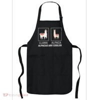 Llama Vs Alpaca Alpacas Are Cooler Funny Alpaca Lover Apron thumb 0