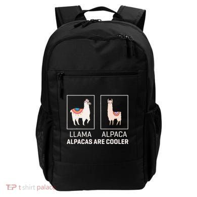 Llama Vs Alpaca Alpacas Are Cooler Funny Alpaca Lover Backpack